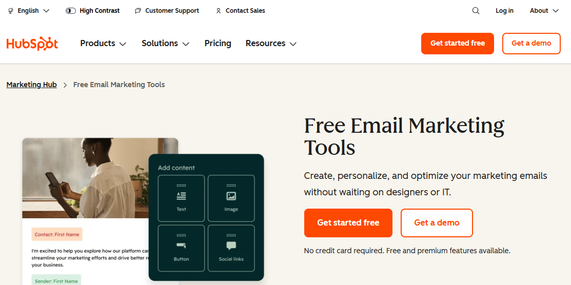 HubSpot Email Marketing Software 